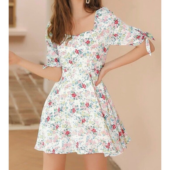 Allegra K Fit And Flare Dress Size XS New With Tag - Picture 2 of 9